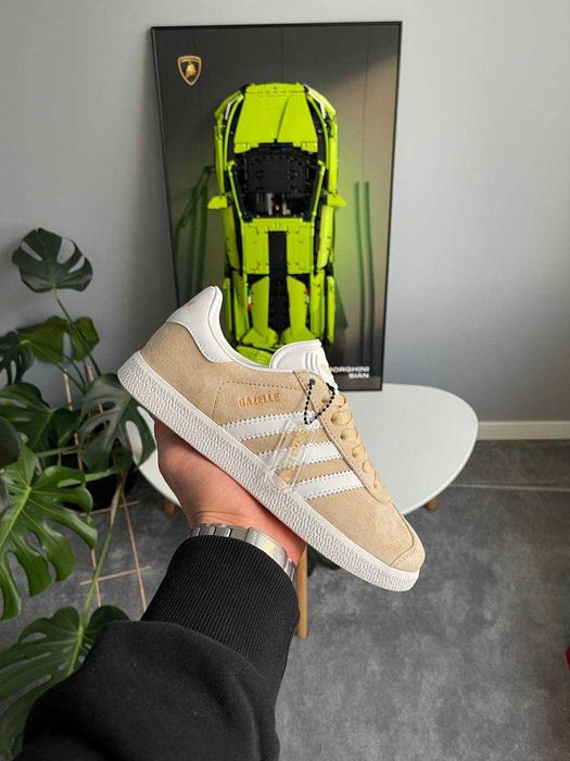 Жіночі Кросівки Adidas Gazelle Beige 36-41 (Оплата при отриманні)
