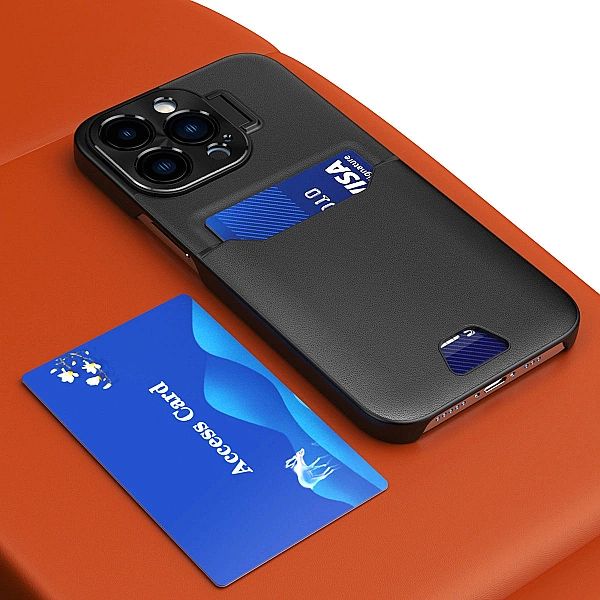 Leather Stand Case etui Samsung Galaxy S23+ pokrowiec portfel na kartę
