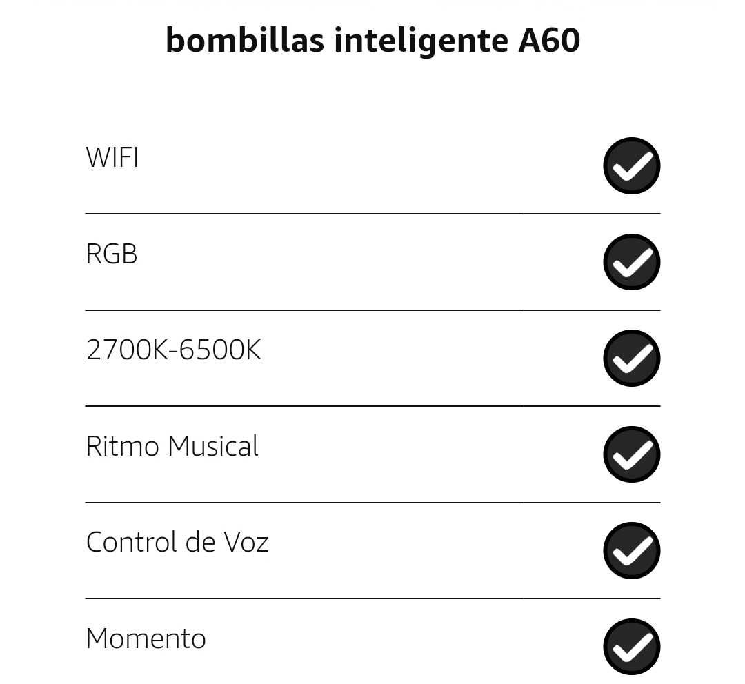 Kit 6 lâmpadas inteligentes smart 9w rgb wifi Alexa Google