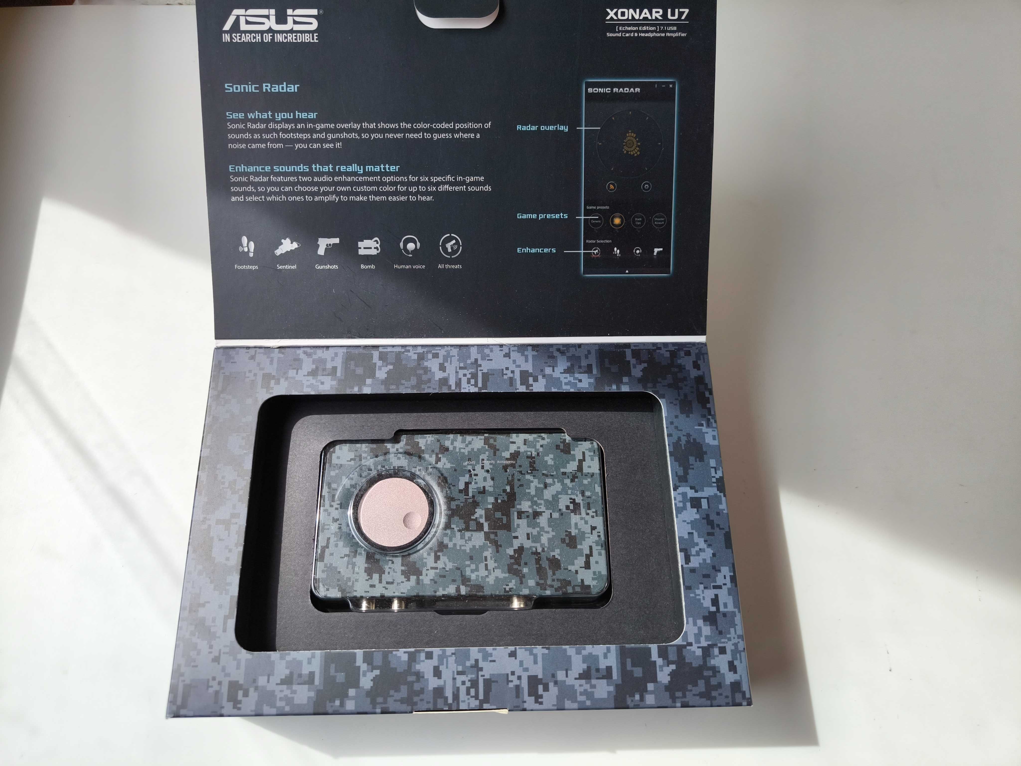 Звуковая карта  ASUS Xonar U7 Echelon Edition