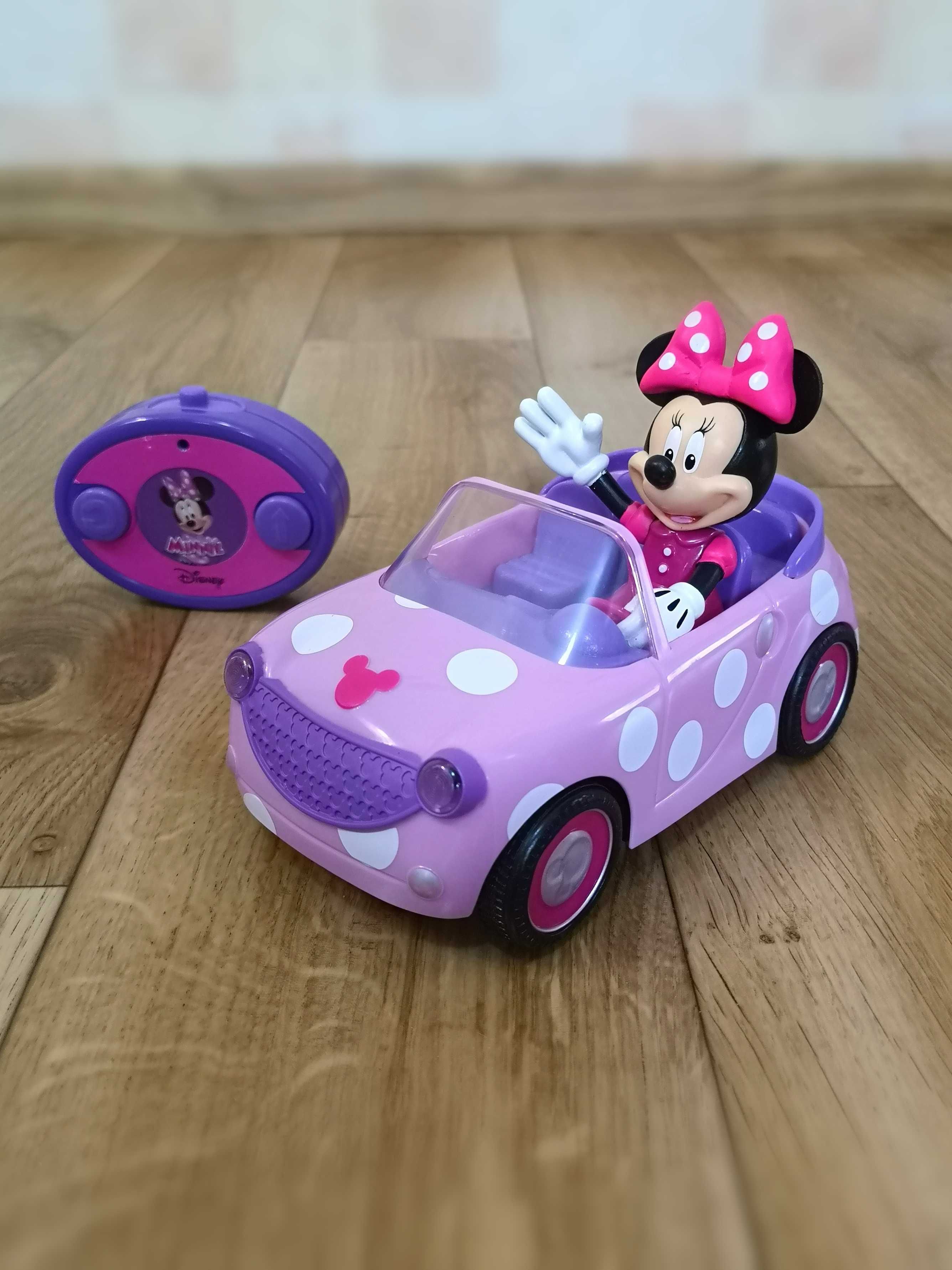 Myszka Minnie zdalnie sterowany różowy kabriolet od Jada Toys