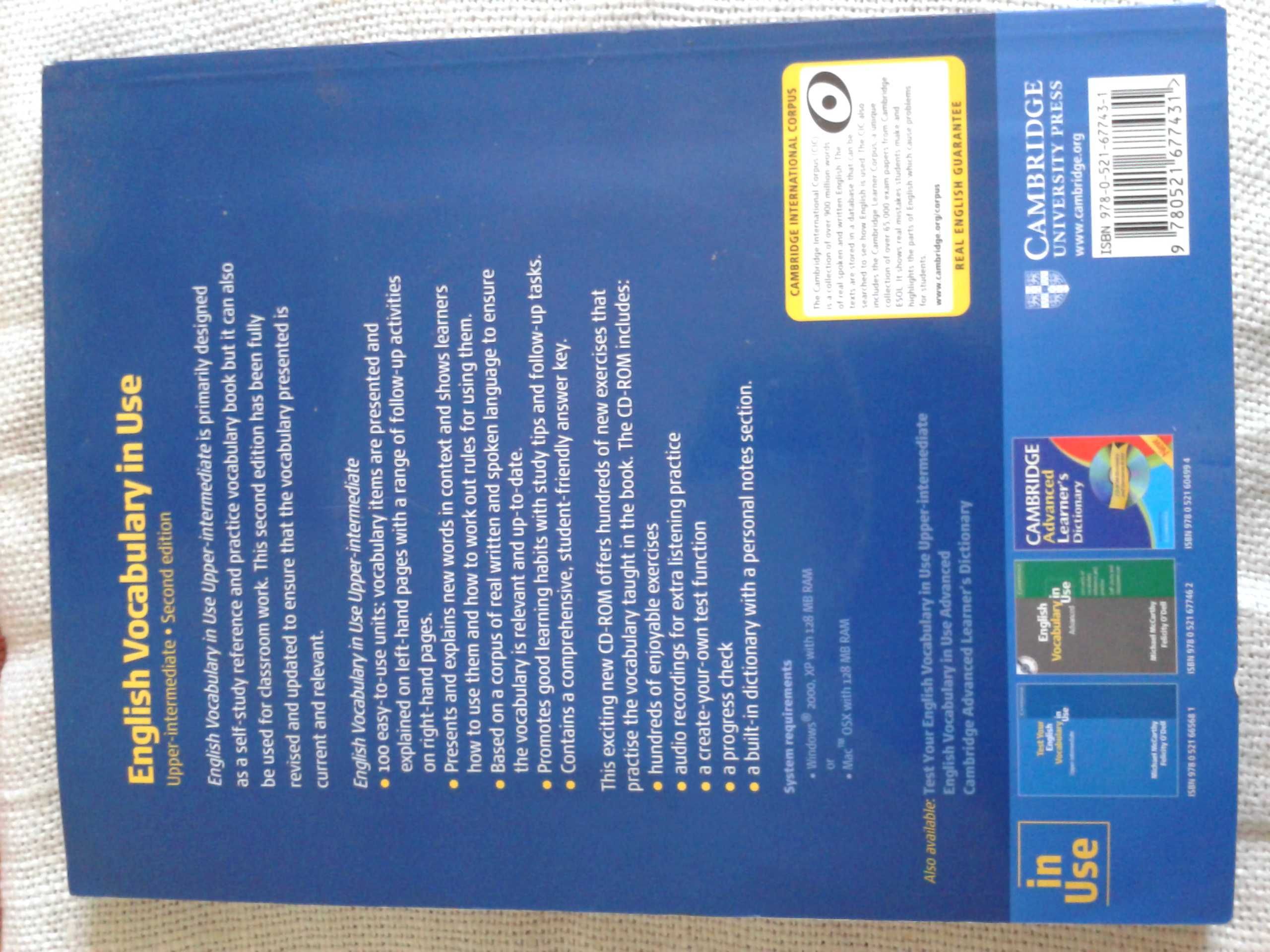 English Vocabulary in Use,  Upper - intermediate + CD
