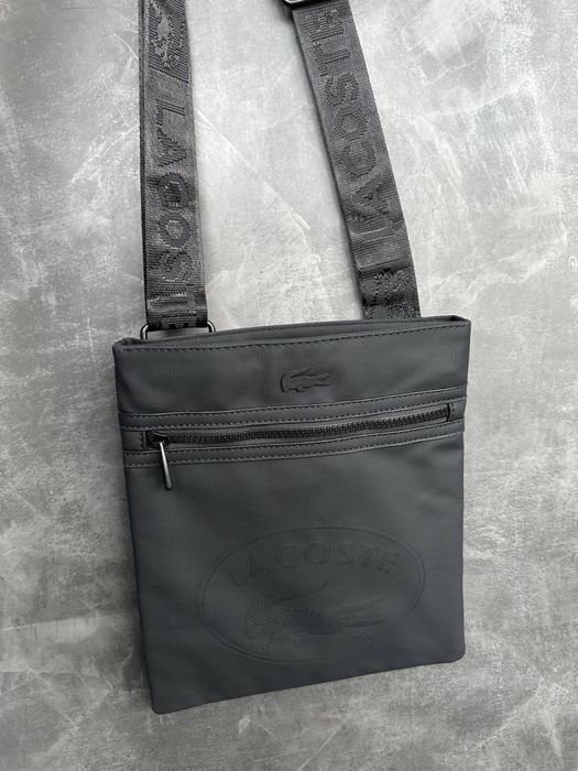 Купить мужскую сумку планшетку на  плече lacoste   чоловіча барсетка