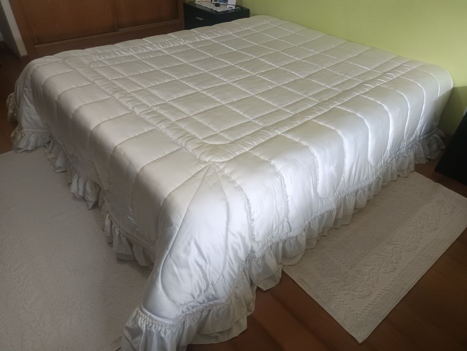 Edredão cama casal pérola