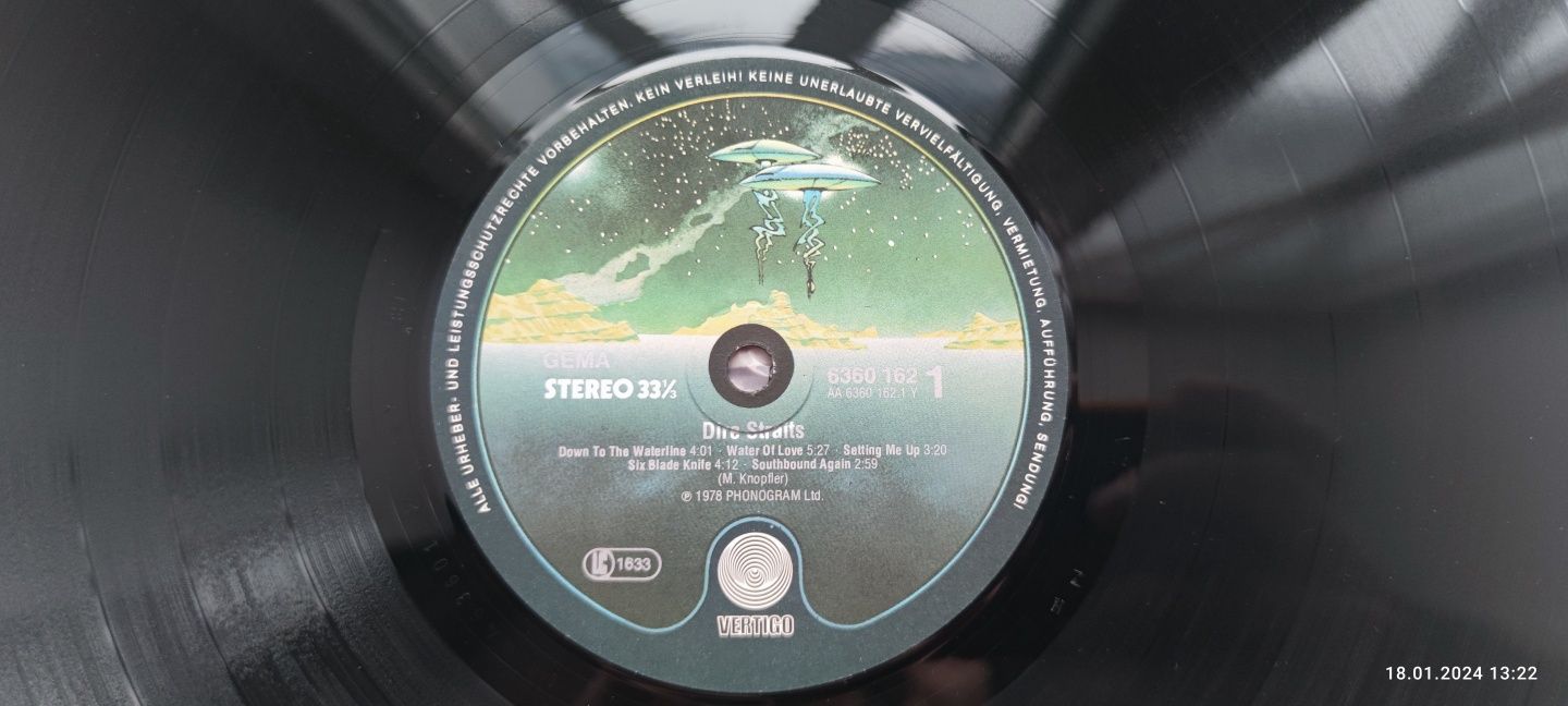 Продам виниловую пластинку Dire Straits - Same 1978 Ger