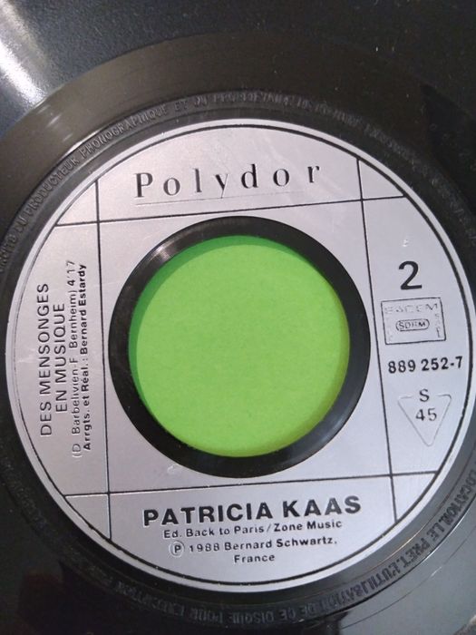 Платівка вінілова Патрісія Каас Polydor 1989р., Франція.