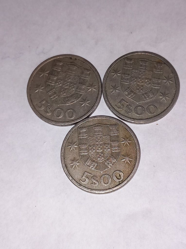 Moedas de 5 escudos