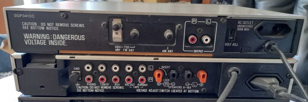 Wzmacniacz i tuner Technics  ST-3  SU-3