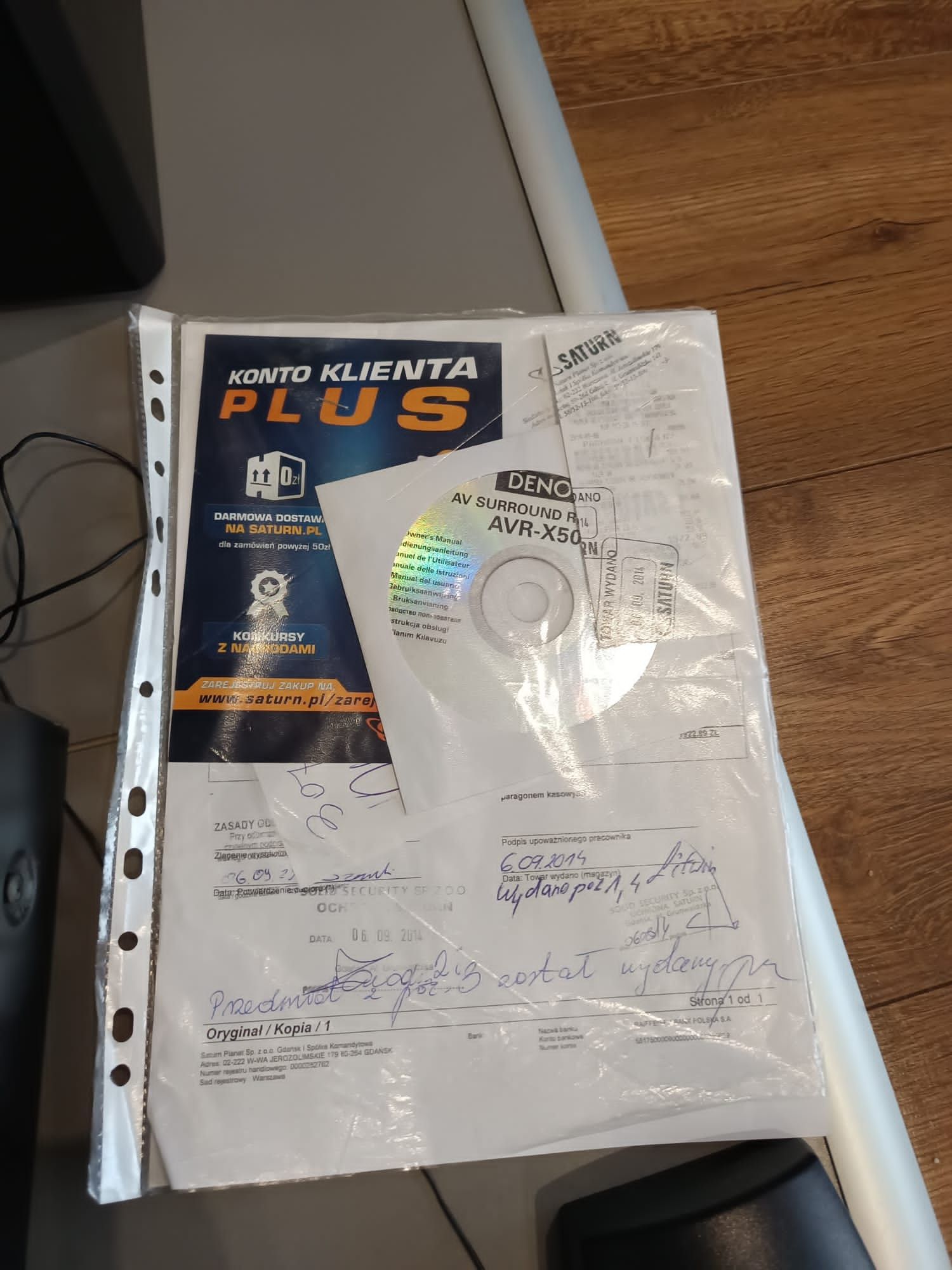 Amplituner Denon AVR- X500 oraz głośniki eltax 5.0 cały zestaw stan su