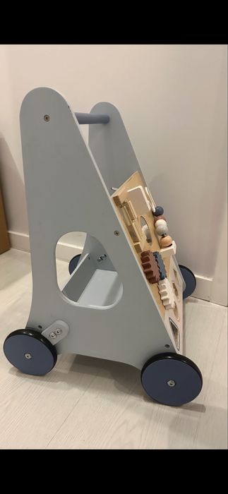 Carro andador novo multiactividades em madeira SKLUM