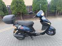 Skuter 4t 50 totos coliber zamiana zamienię motocykl quad cross prl