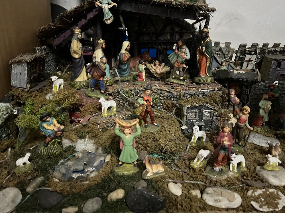 Presepio com luzes