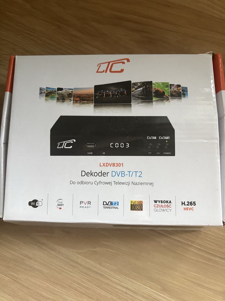 Decoder DVB-T/T2 model LXDVB301 firma LTC