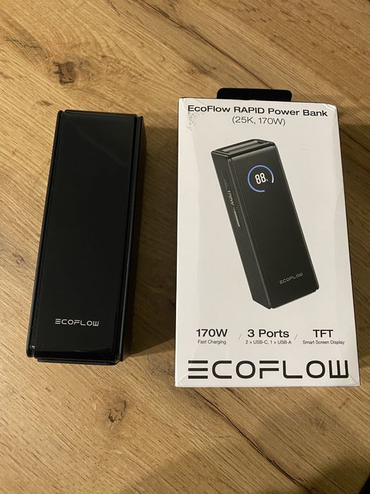 Павербанк EcoFlow RAPID Power Bank 25000mAh чорний