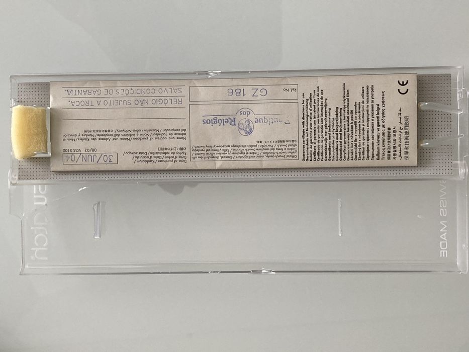 Relógio Swatch euro 2004 fabricado na Suíça