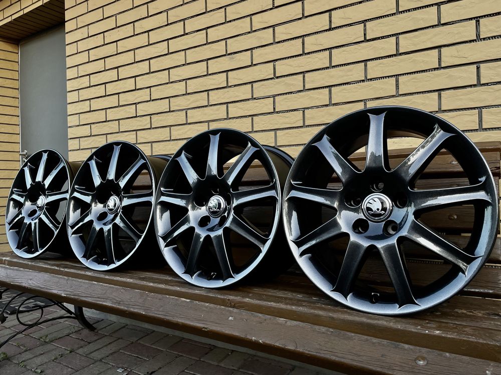 Диски оригінал R17 5.112 ET45 цо 57.1 гольф пассат ауді а4 а6 шкода