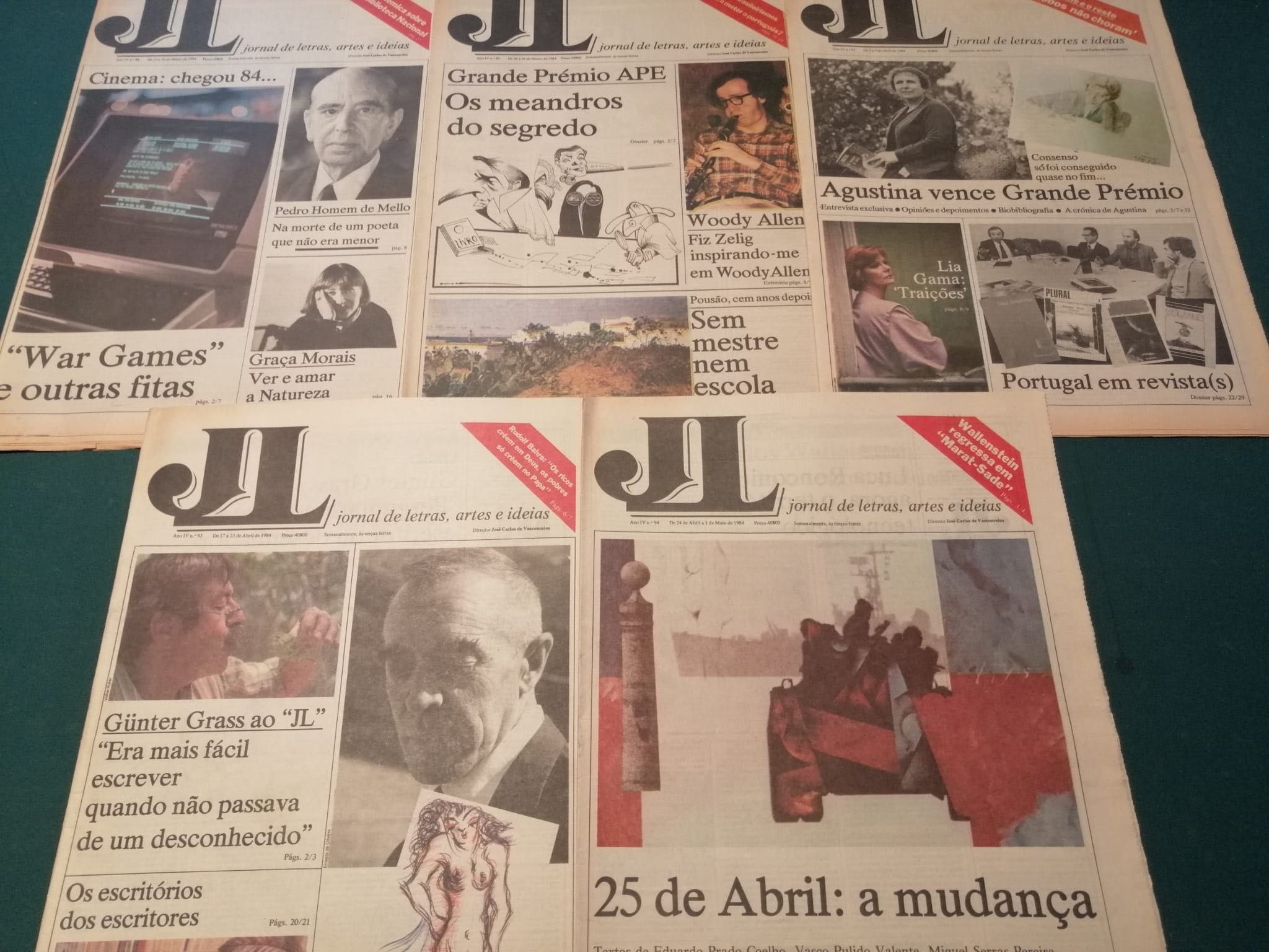 JL - Jornal de Letras, Artes e Ideias 1984