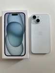 iPhone 15 128GB Niebieski Blue Jak Nowy Bateria 100% Faktura