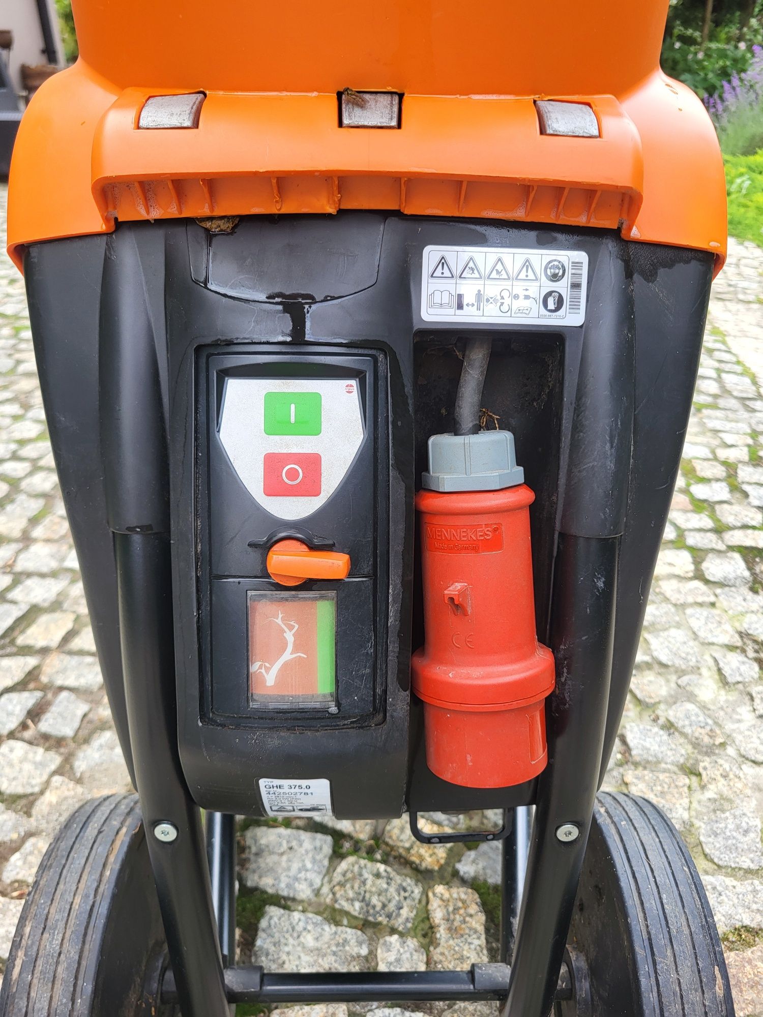 Rozdrabniacz, rębak do gałęzi Stihl GHE 375, 400V