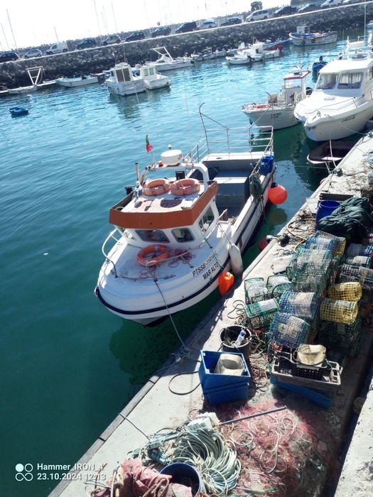 Barco pesca profissional  de coluna bravo 2com  licencas covos  ,redes