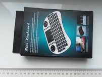 I8 klawiatura bezprzewodowa Mini klawiatura RF USB lub BT, płytka doty