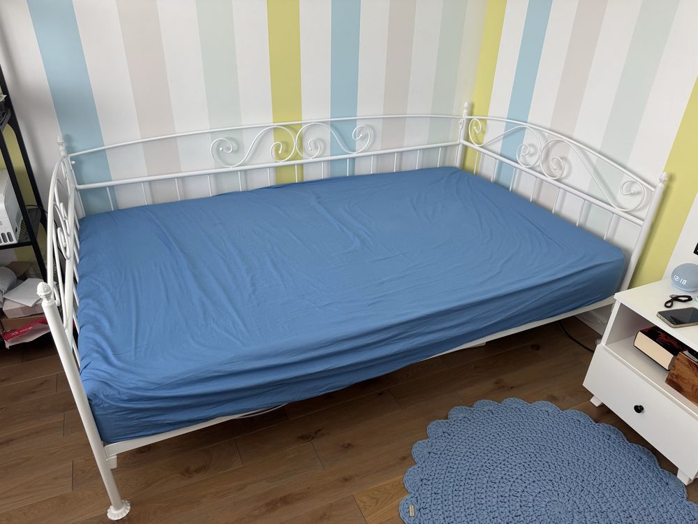 Łóżko metalowe sofa KARO II 120 x 200 cm