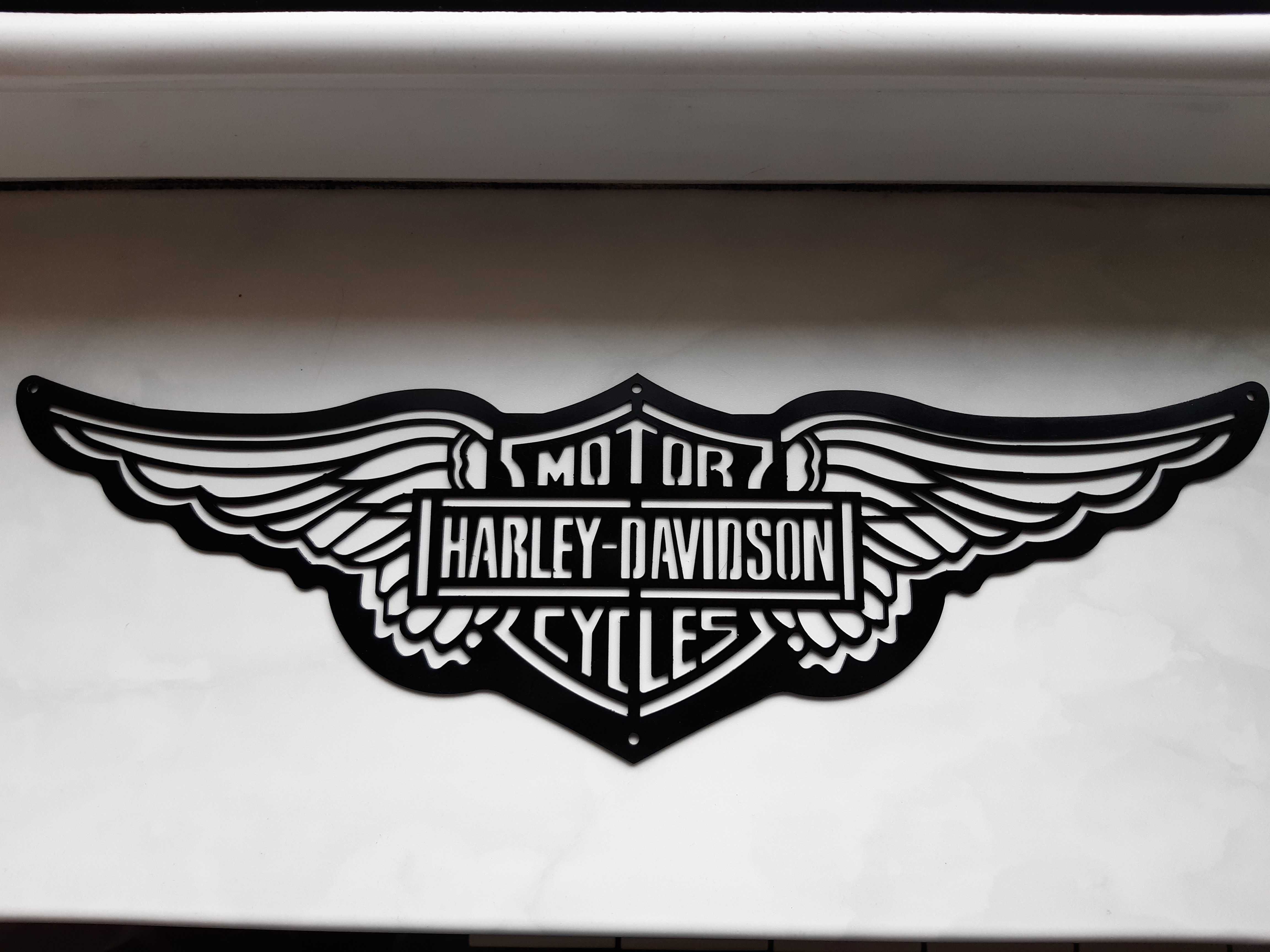 Harley-Davidson skrzydła małe(ozdoba do salonu,garażu)