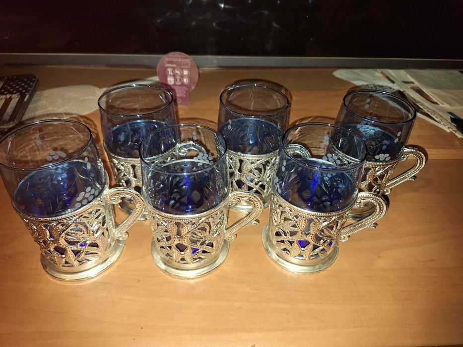 koszyczki szklanki prl