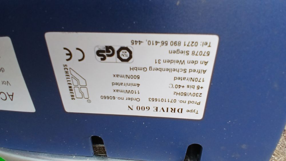 Schellenberg Drive 600N napęd do bramy