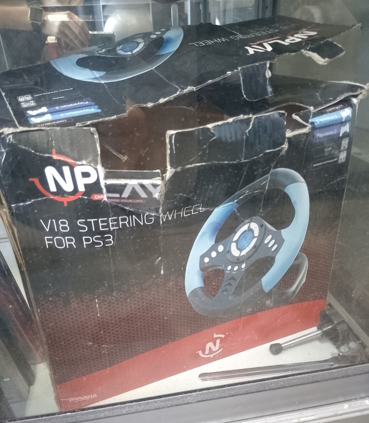 Volante com pedais