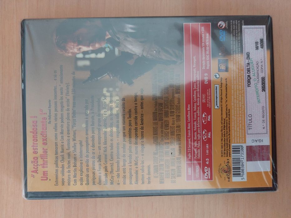 DVD NOVO e SELADO - "Força Delta" Chuck Norris e Lee Marvin