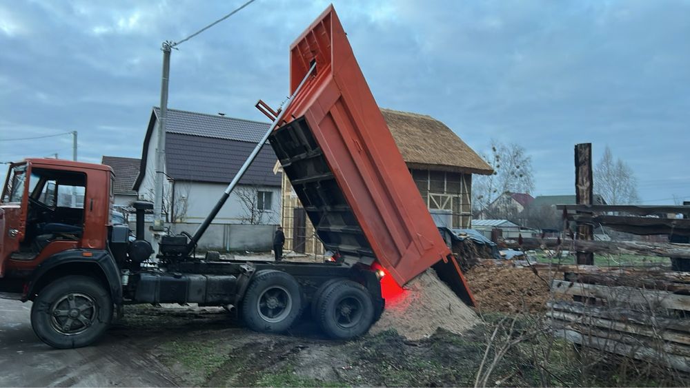Доставимо Раствор Суміш Чернозем Пісок Щебінь Отсев Вивозимо мусор