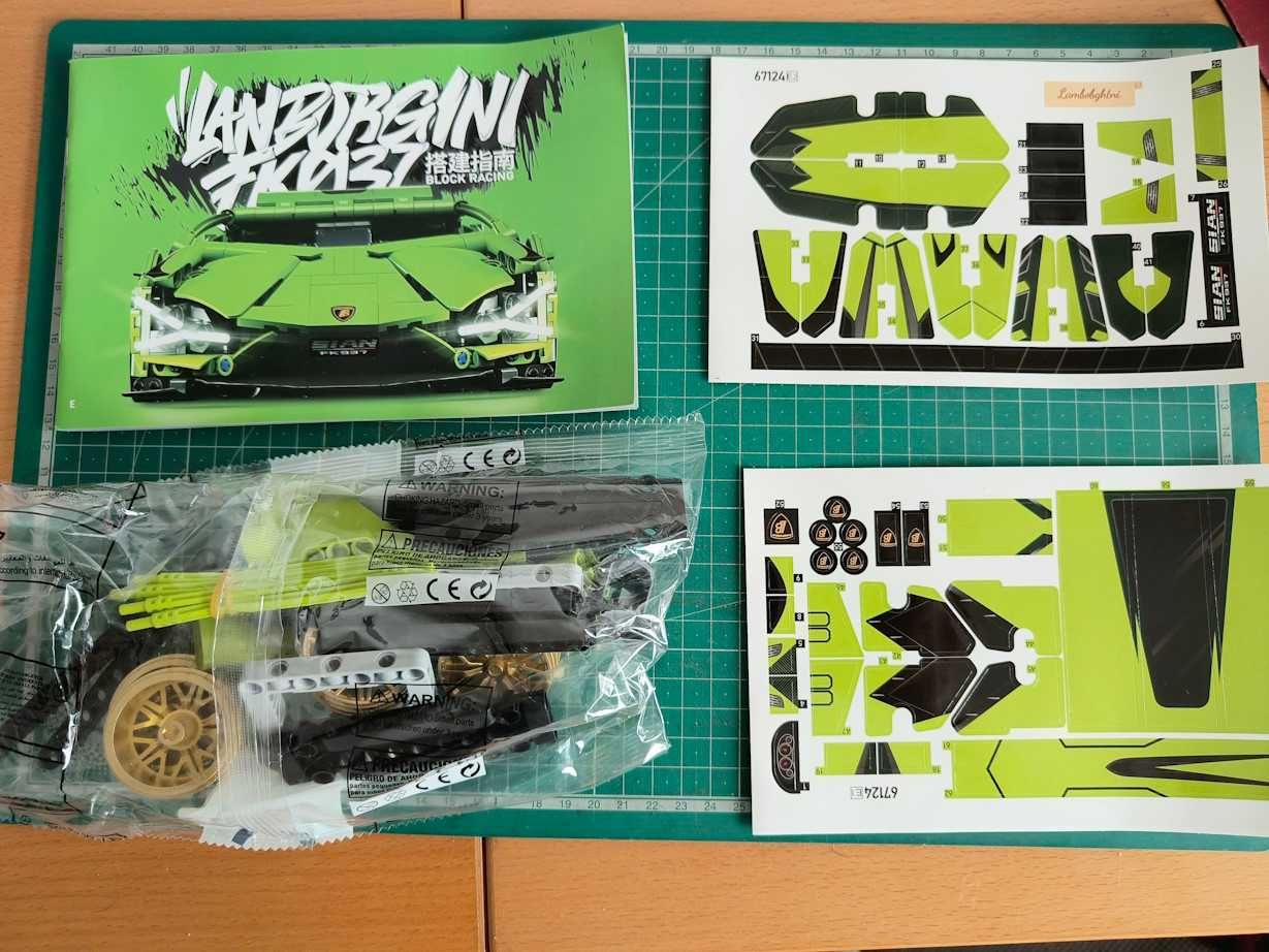 Lego Technic Lamborghini Sian FKP37 Verde