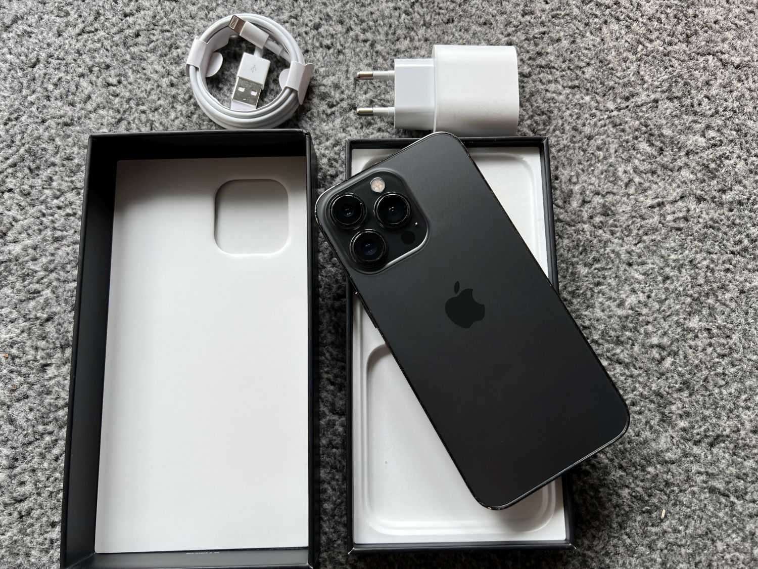 iPhone 13 Pro 128GB SPACE GREY SZARY Grafitowy Bateria 100% +SZKŁO GWA