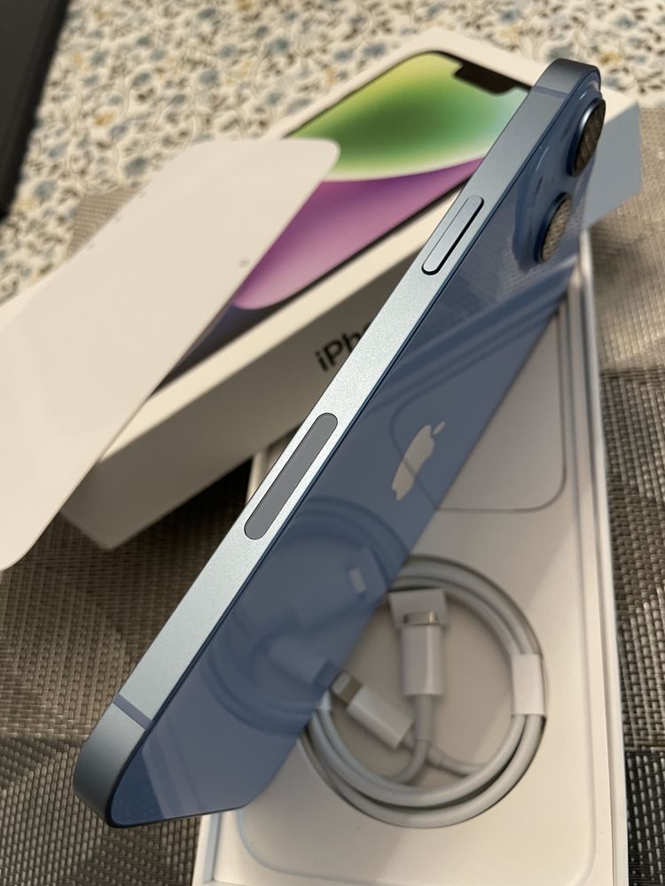 Новий Open box Apple iPhone 14 Plus Blue 128 Gb Never Lock