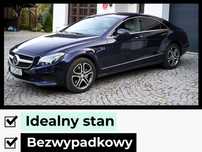 Mercedes-Benz CLS Bezwypadkowy / Stan idealny / Jasne skóry / BRABUS / kamery 360