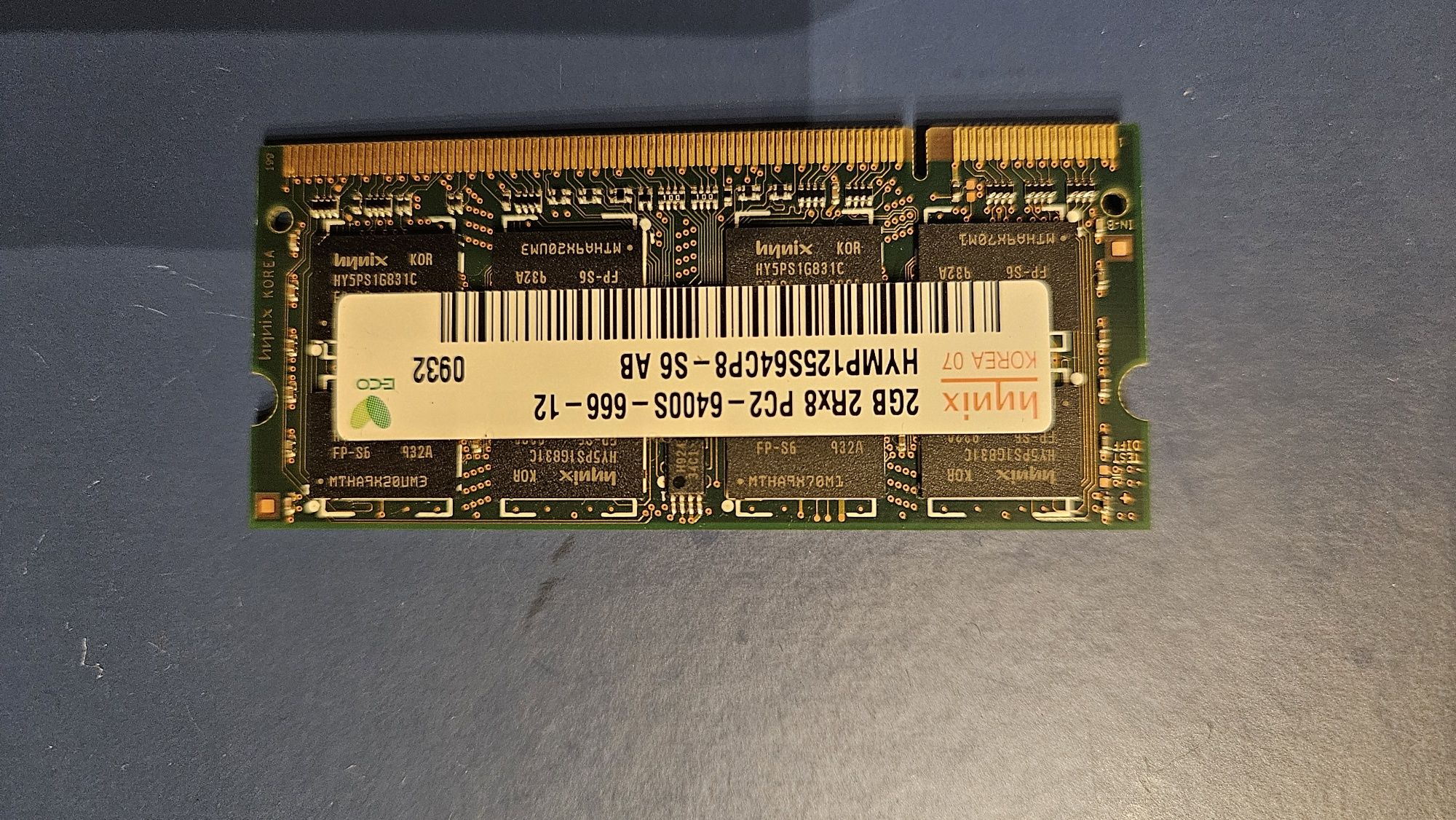 HYNIX 2GB DDR2 6400MHZ SO-DIMM