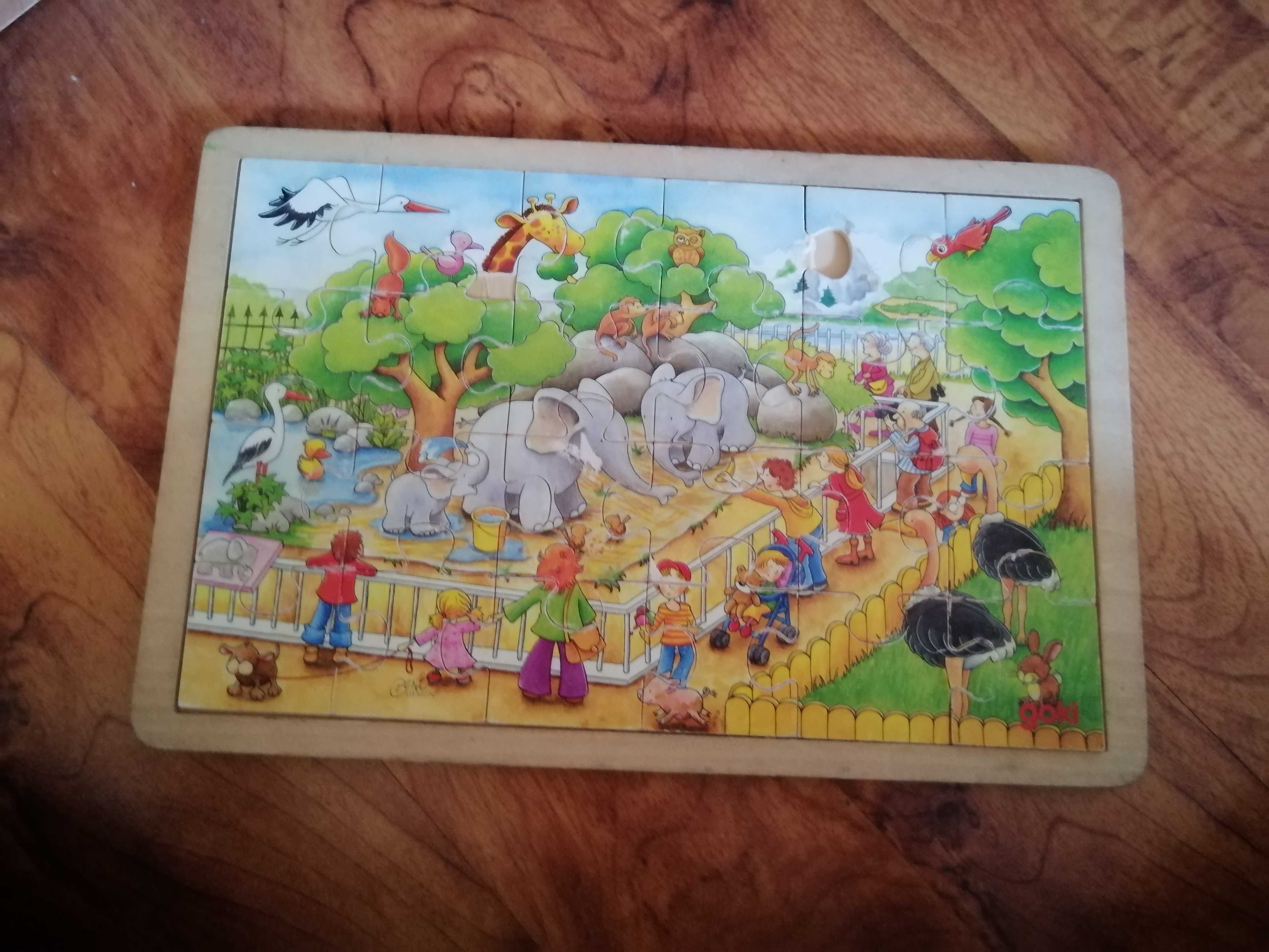 puzzle drewniane