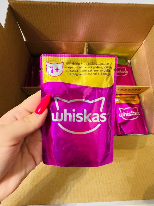 Nowe jedzenie dla kota Whiskas 51 saszetek kurczak wołowina jagnięcina