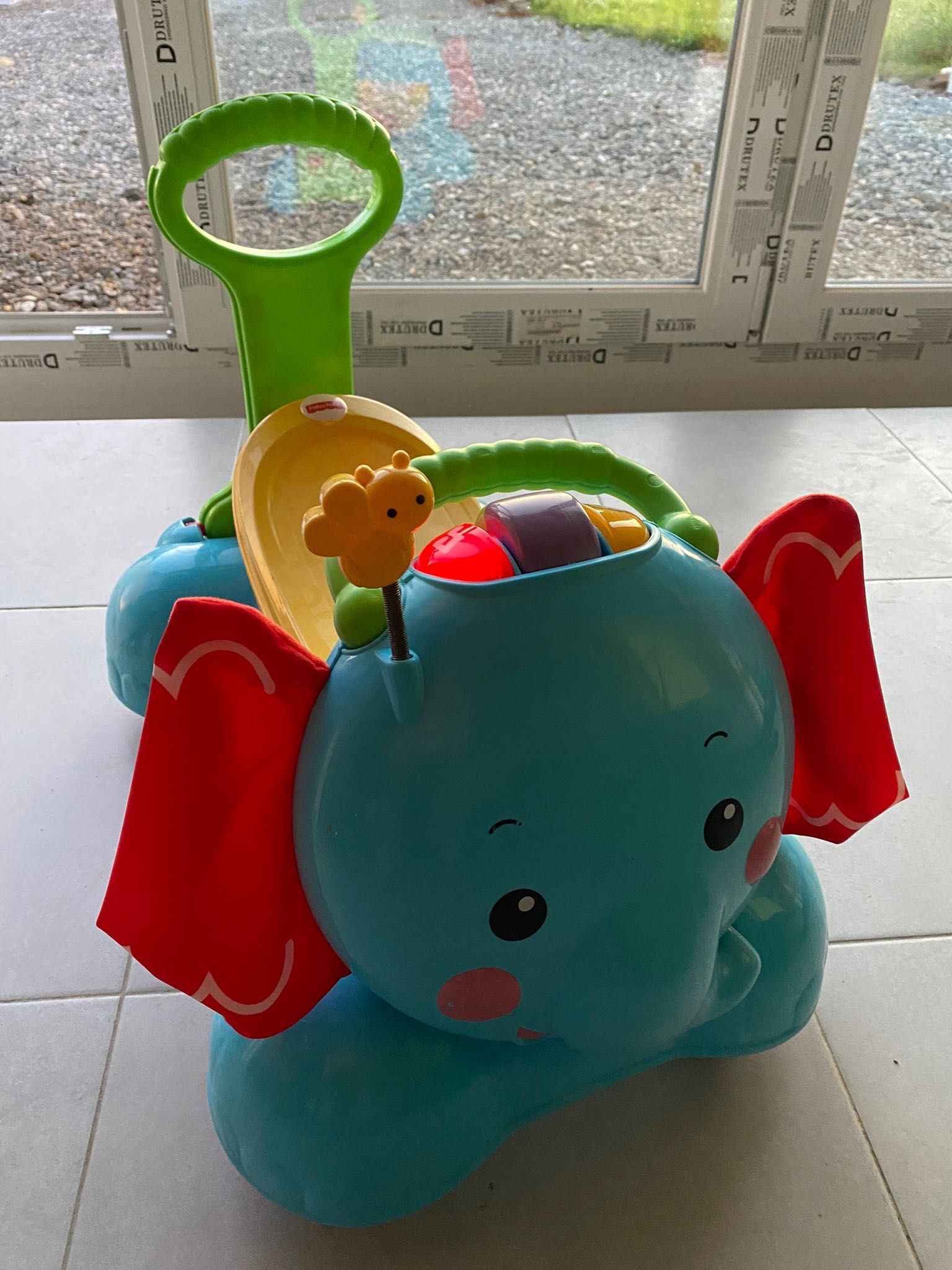 Fisher-Price Słonik-Chodzik Jeździk Skoczek 3W1