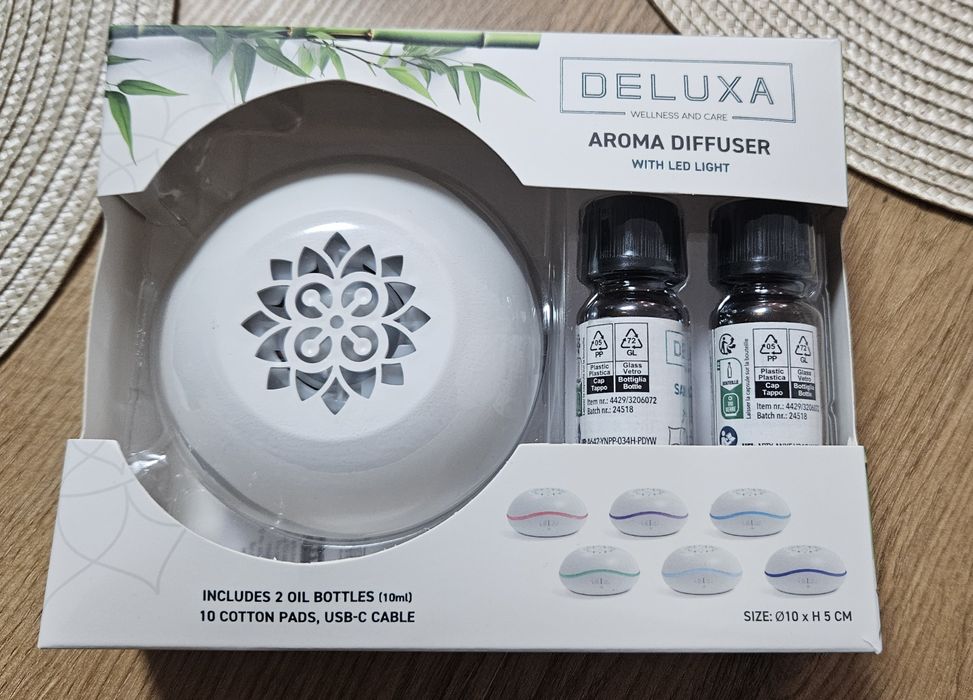 Dyfuzor zapachowy z olejkami DELUXA