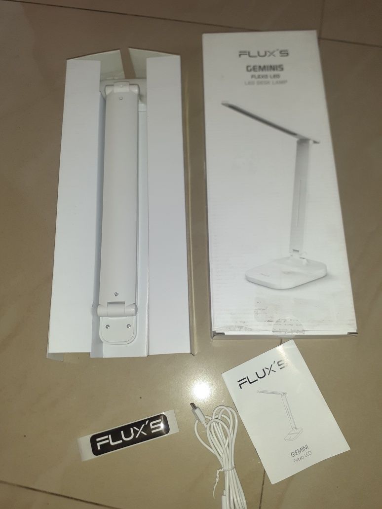 Lampa Flexo LED Gemini USB firmy Flux