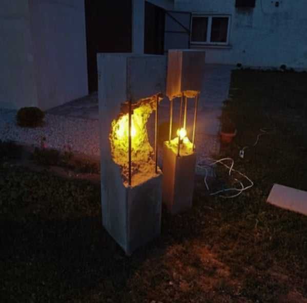Lampy Betonowe zewnętrzne i wewnętrzne