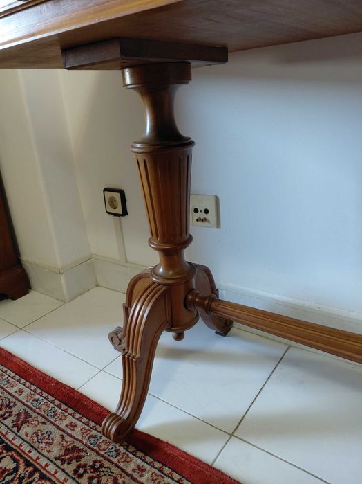 Consola de apoio vintage em madeira