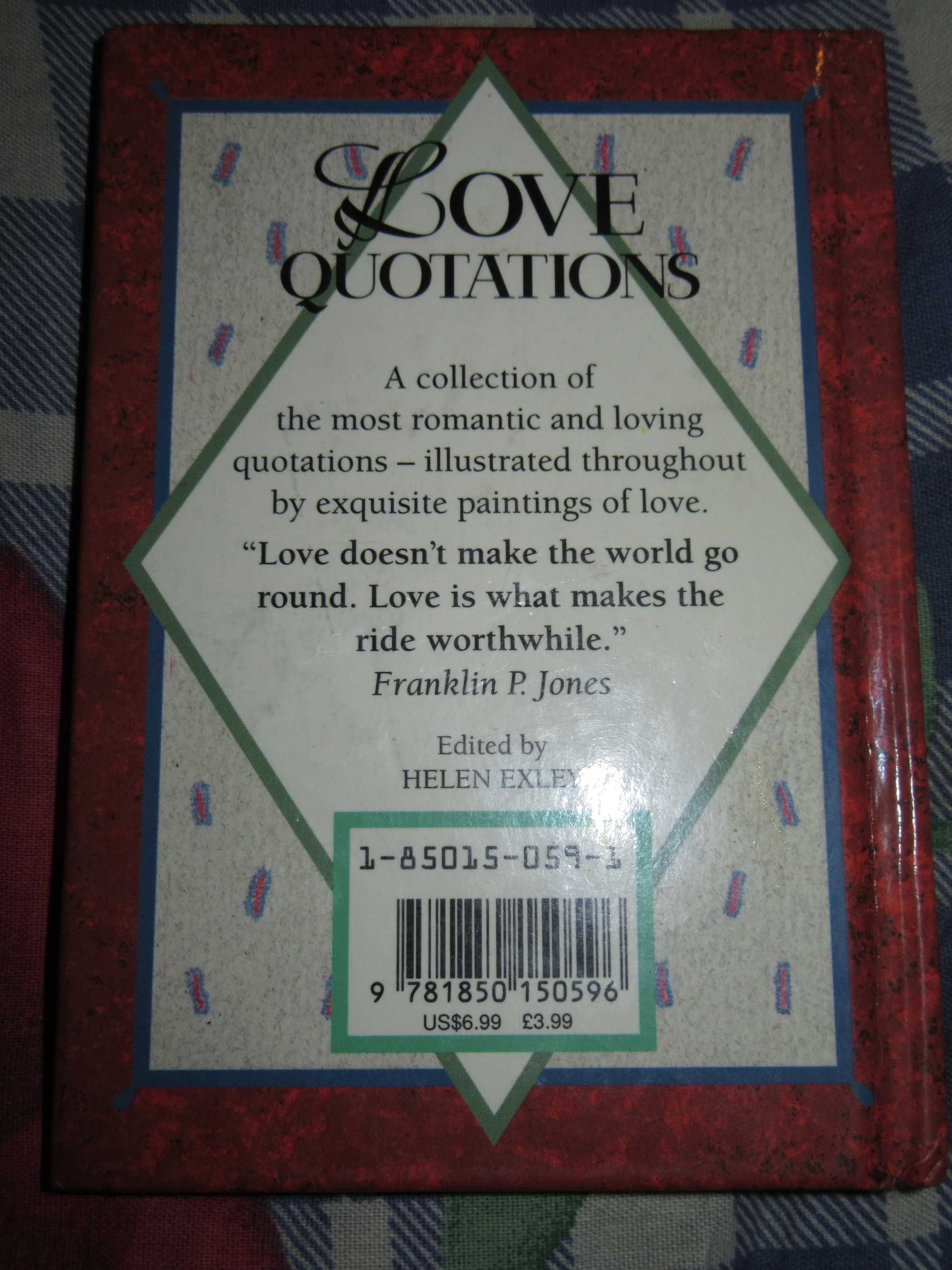 Цитаты о любви:коллекция романтических картинок. Хелен Эксли. 1992 г.