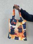 torba torebka w koty halloween dynie