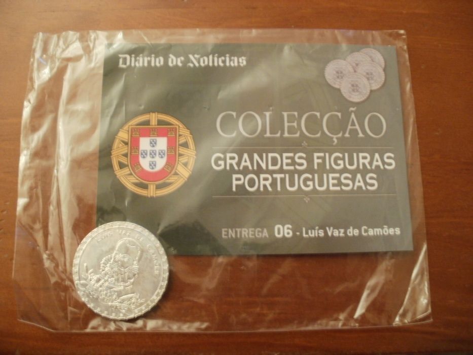 Moedas grandes figuras portuguesas