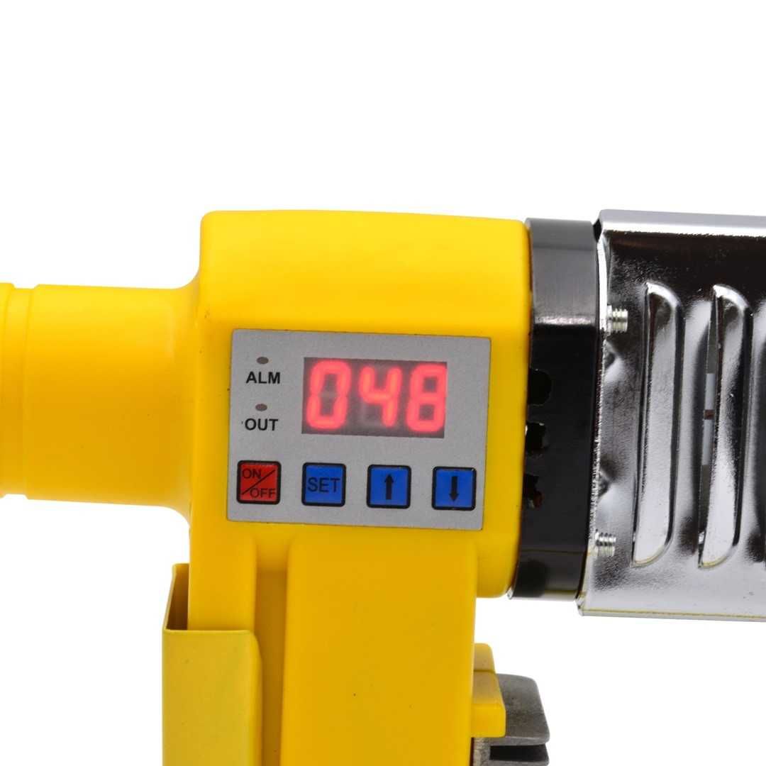 Zgrzewarka polifuzyjna LCD do rur PP PCV matryce 16-63mm moc 2800W