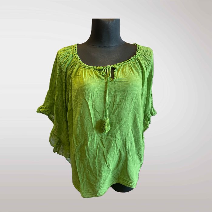 Bluzka Tunika Damska Boho Żółty