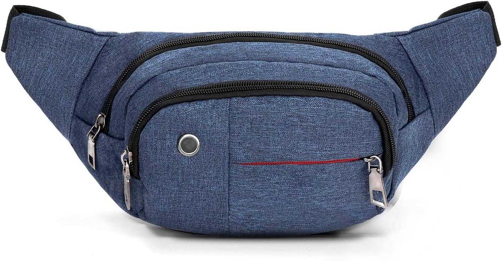 DF18 Pojemna Nerka Saszetka Biodrówka Damska Męska Sportowa Jeans